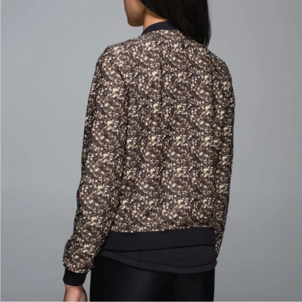 Lululemon Women's Party Bomb Jacket Shimmy Shimmer Multi Reversible